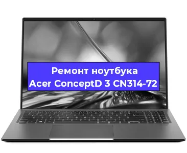 Замена материнской платы на ноутбуке Acer ConceptD 3 CN314-72 в Краснодаре